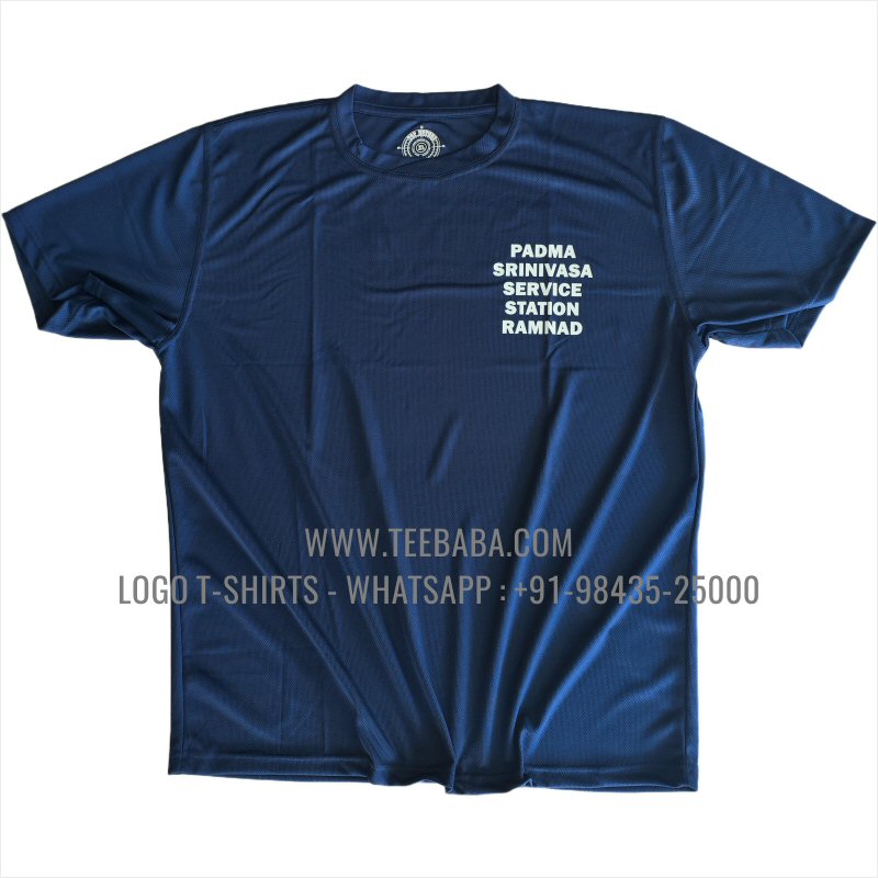 100% Polyester Round Neck T-Shirt - Salina 170 GSM Dry Fit Fabric - Logo Digital Print - Black - TN Versys Riders