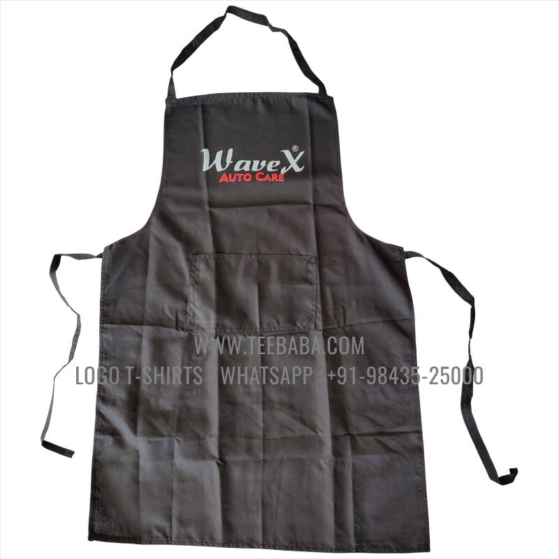 Apron - Logo Digital Print - Black - Wavex