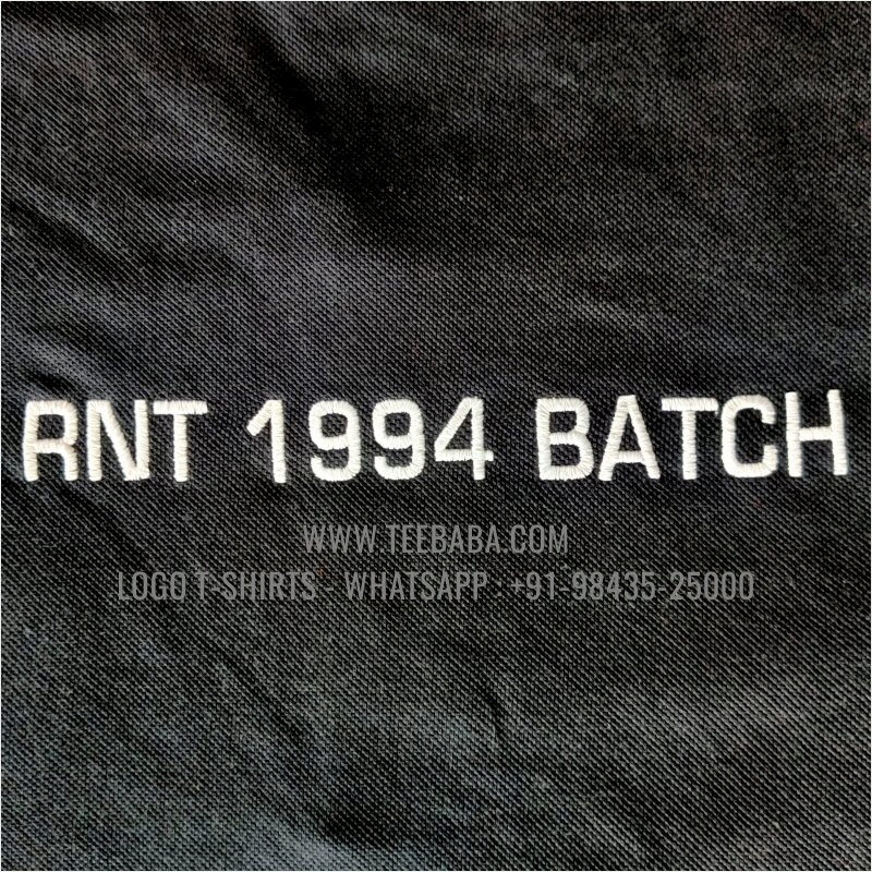 Contrast Collar Polo T-Shirt - 100% Cotton - 240 GSM Thick Pique Airtex Fabric - Logo Embroidery - Navy - RNT Alumni