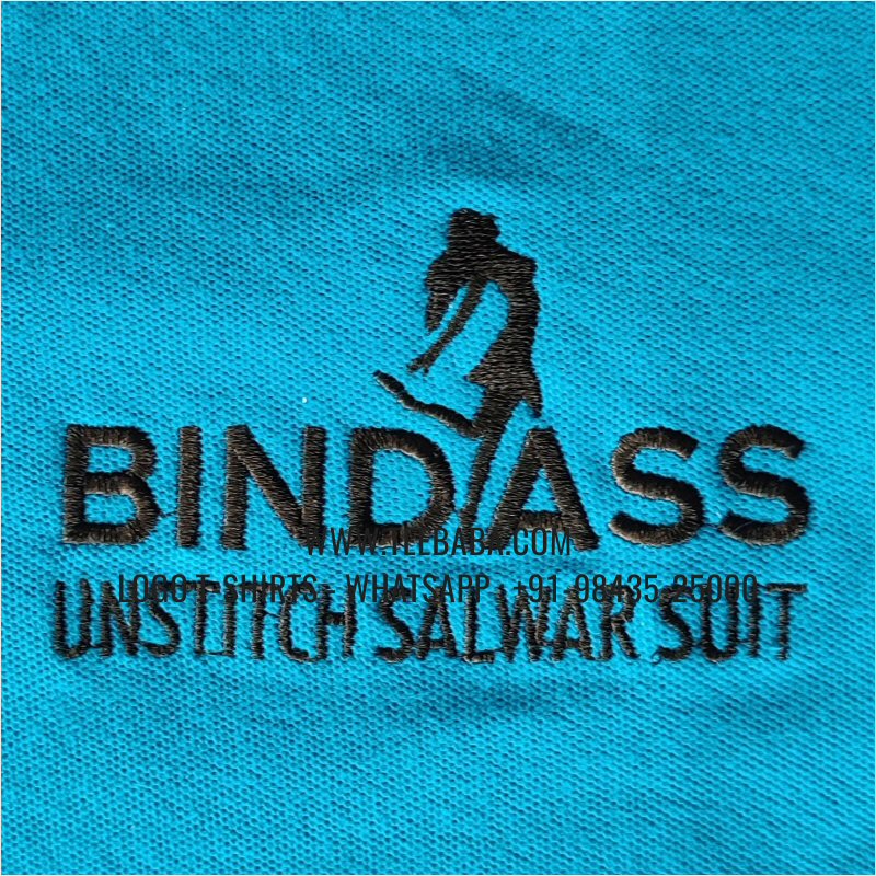 Contrast Collar Polo T-Shirt - 100% Cotton - 240 GSM Thick Pique Airtex Fabric - Logo Embroidery - Turquoise Blue - Hansraj