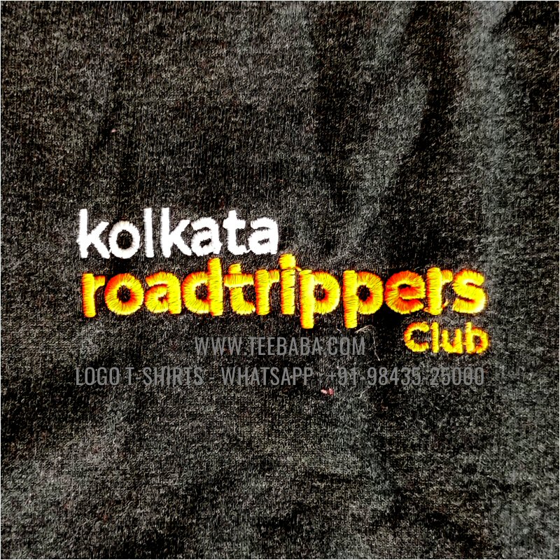 Full Zipper Hoodie With Pocket - 100% Cotton - 300 GSM Fleece Fabric - Logo Embroidery - Charcoal Melange - Kolkatta Roadtrippers