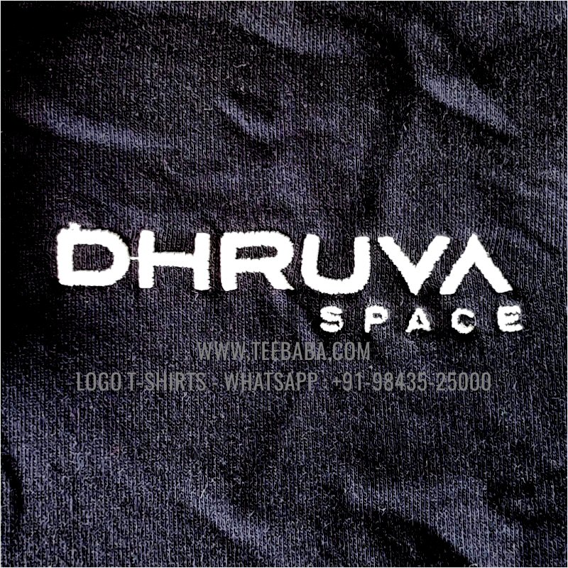 Full Zipper Hoodie With Pocket - 100% Cotton - 300 GSM Fleece Fabric - Logo Embroidery - Navy - Dhruva Space
