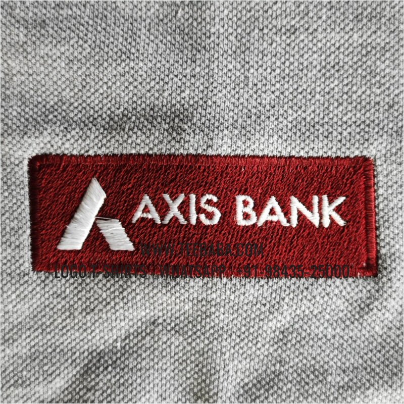 Logo Embroidery Collar Polo T-Shirt - 100% Cotton - 240 GSM Thick Pique Airtex Fabric - Grey Melange - Axis Bank