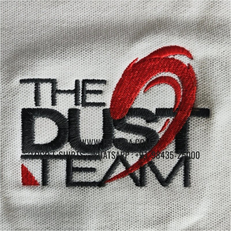 Logo Embroidery Collar Polo T-Shirt - 100% Cotton - 280 GSM Thick Pique 2 Ply Fabric - White