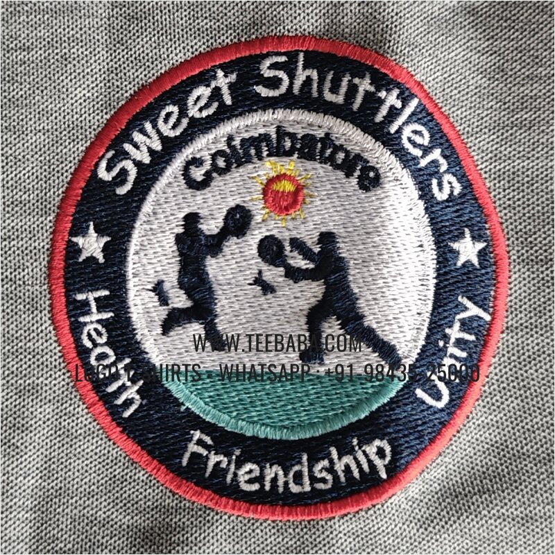 Logo Embroidery Collar Polo T-Shirt - 100% Polyester - 200 GSM Mars Quick Dry Fit Fabric - Light Grey Melange - TDH Trading