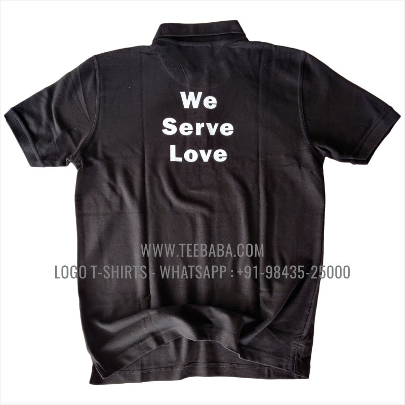 Logo Printed Collar Polo T-Shirt - 100% Cotton - 240 GSM Thick Pique Airtex Fabric - Grey Melange - Madras Ice Beeda