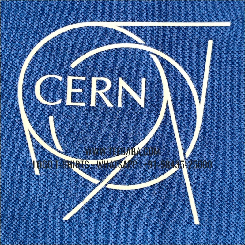 Logo Printed Collar Polo T-Shirt - 100% Cotton - 240 GSM Thick Pique Airtex Fabric - Royal Blue - CERN