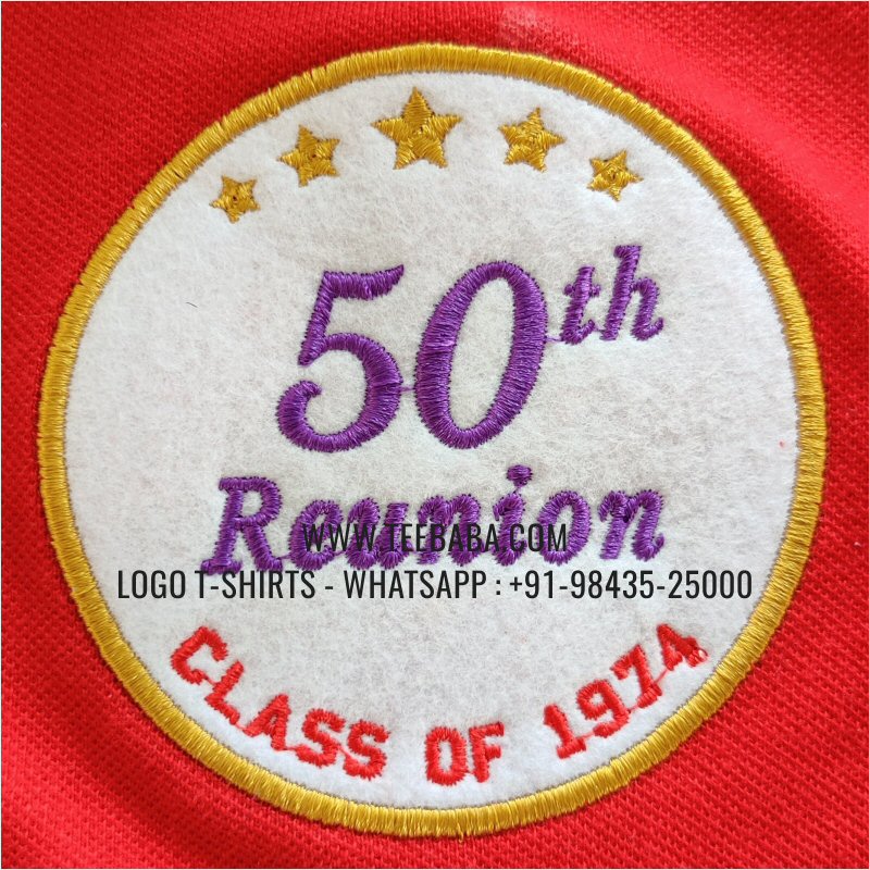 Tipping Collar Polo T-Shirt - 100% Cotton - 240 GSM Thick Pique Airtex Fabric - Logo Embroidery - Red - Campionate