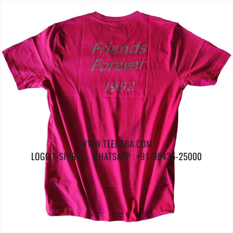 V Neck T-Shirt - 100% Cotton - 180 GSM Bio Washed Fine Single Jersey Fabric - Logo Print - White - PCK 1970